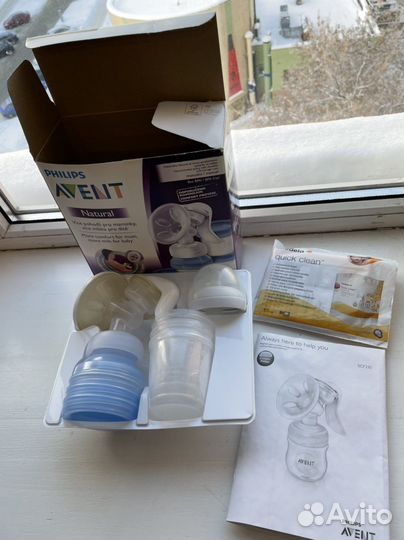 Молокоотсос avent ручной