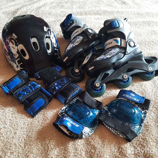 Роликовые коньки детские раздвижные