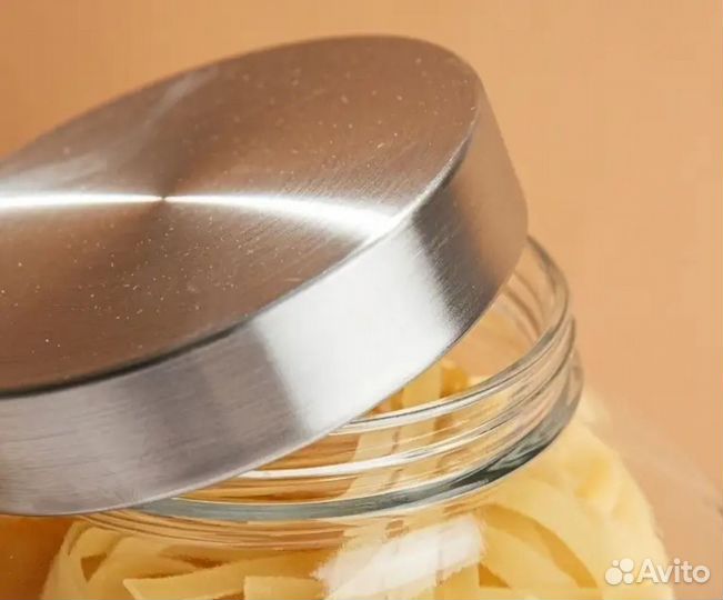 Банка стеклянная с крышкой