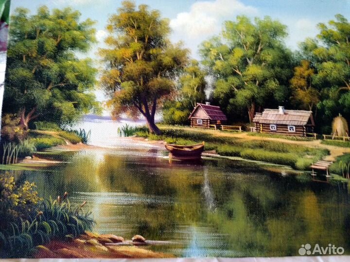 Картина Масло с подписью автора