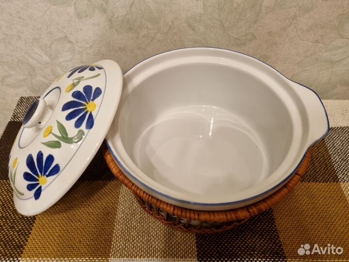 Керамическая форма для запекания/супница