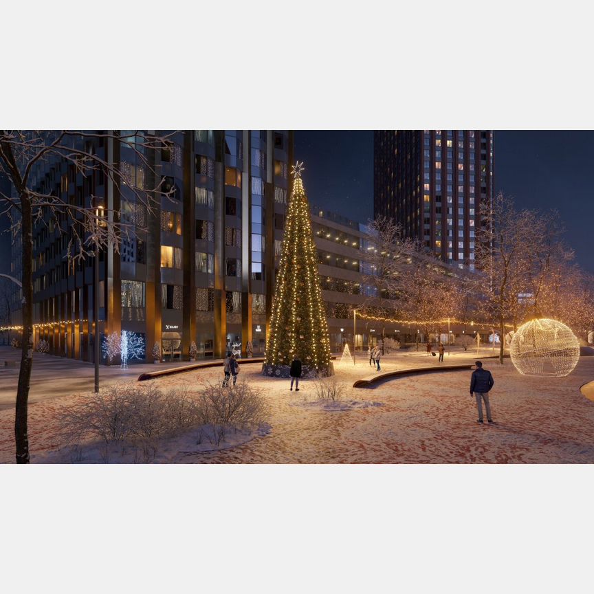 1-к. квартира, 38,6 м², 12/43 эт.