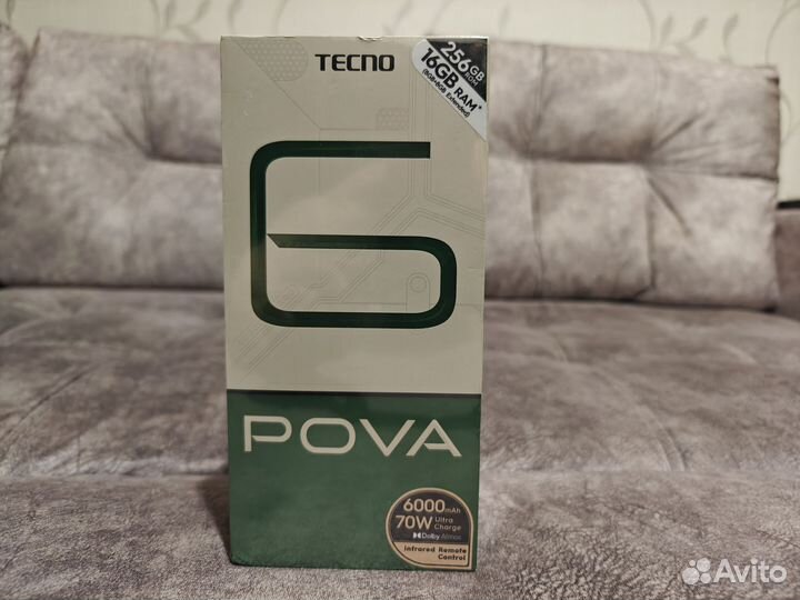 TECNO Pova 6, 8/256 ГБ