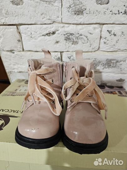 Ботинки демисезонные для девочки 21 размер