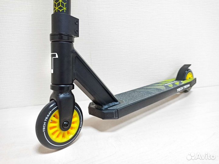 Трюковой самокат Tech Team Vespa XL Жёлтый