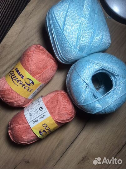 Пряжа хлопок мерсеризованный