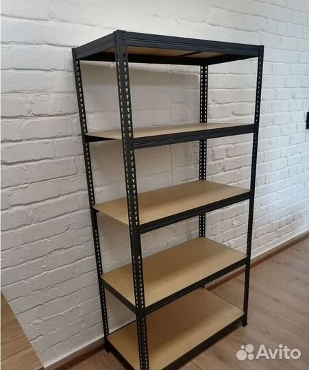 Стеллаж металлический черный