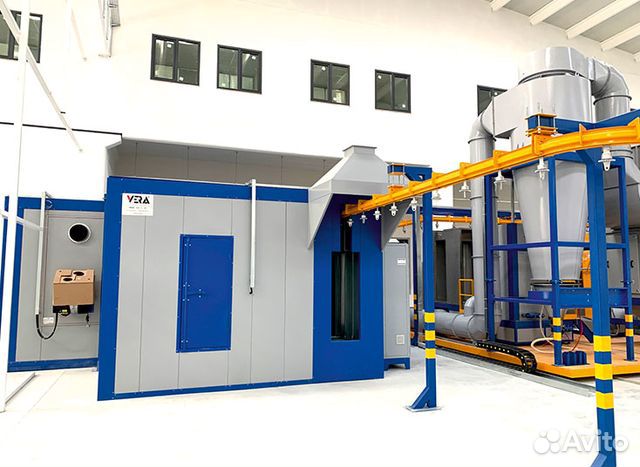 Линия порошковой окраски автоматическая