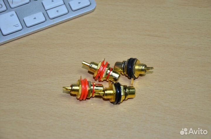 Разъемы RCA комплект 4 шт