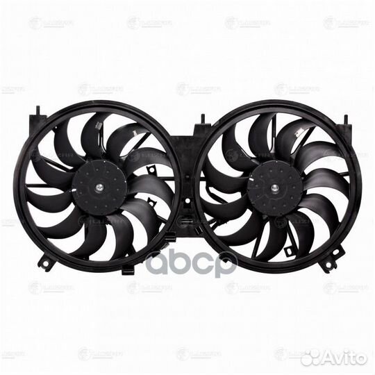 Э/вентиляторы охл. с кожухом (2 вент.) для а/м