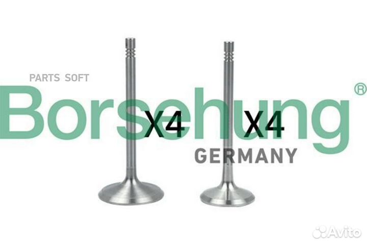 Borsehung B18146 Комплект клапанов 4+4