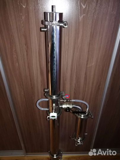 Колонна 3 дюйма с отбором по пару и жидкости