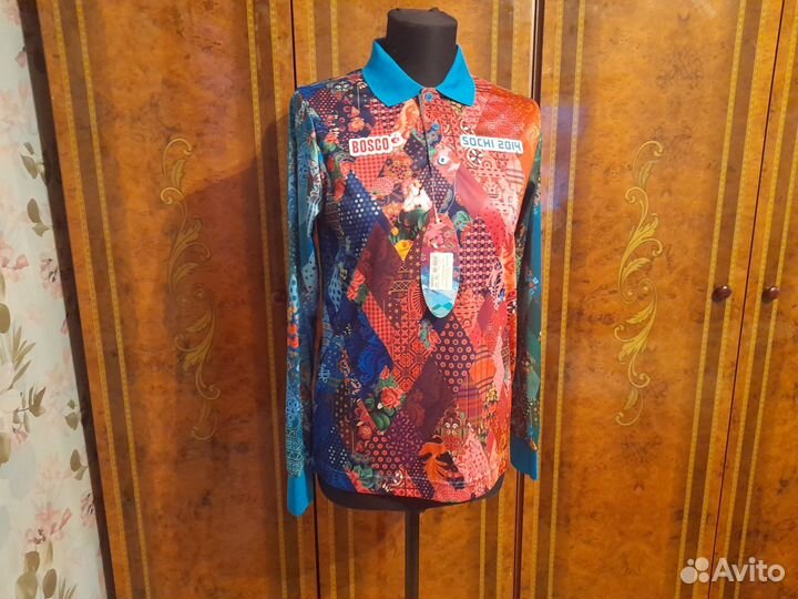 Поло с длинным рукавом новое Сочи 2014 44 р