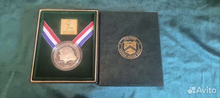 Серебряная монета Олимпийские игры