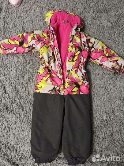 Зимний комбинезон для девочки 104 размер