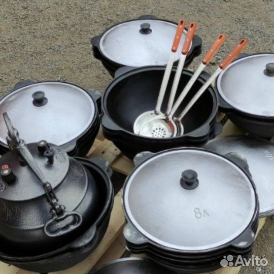 Казан чугунный печь садж