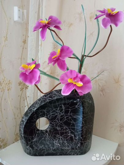 Ваза для цветов керамика