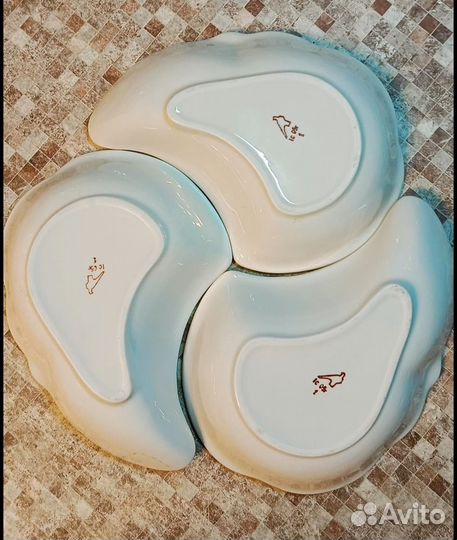 Менажница, салатник, соусник Дулево СССР