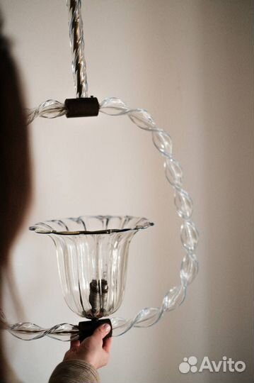 Подвесной светильник Barovier&Toso, Италия, 1940е