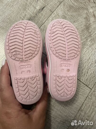 Сандалии crocs c7 для девочки