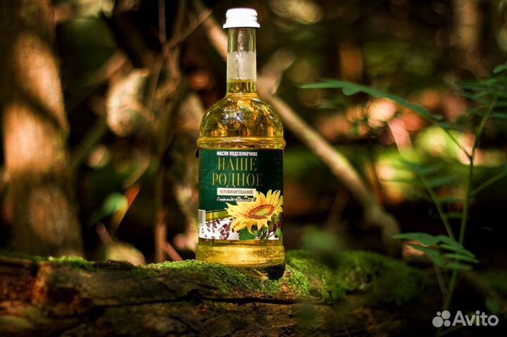 Масло подсолнечное нерафинированное