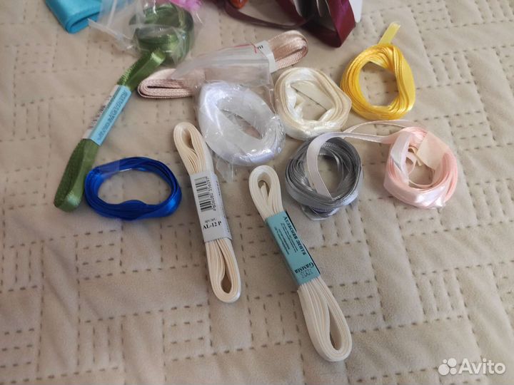 Лента атласная 7мм, 40мм, 26мм, 6мм, 12мм