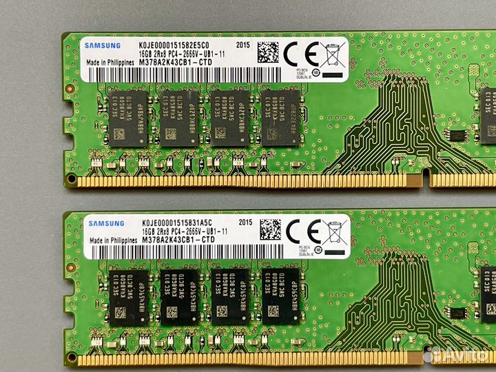 Память Samsung 32gb(2x16) ddr4 2666