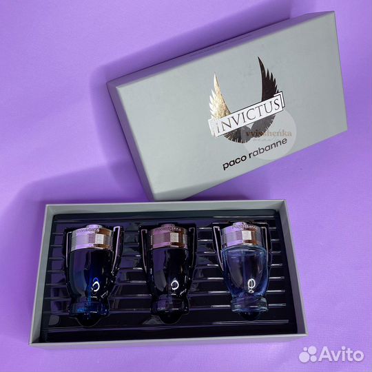 Paco Rabanne Invictus набор 3*30мл