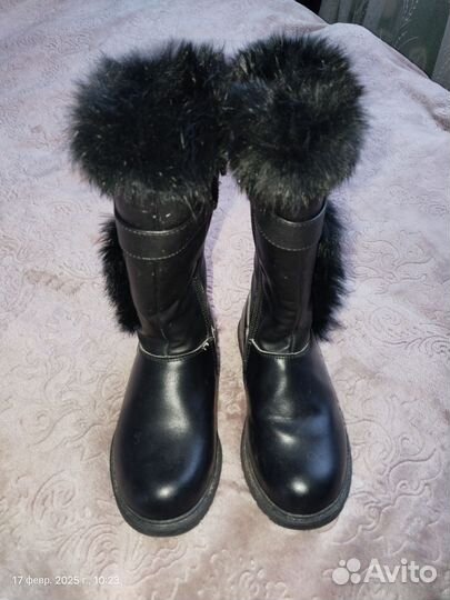 Зимние сапоги для девочки 28