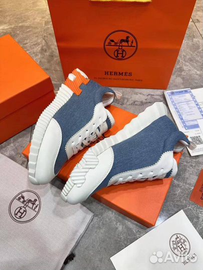 Мужские кроссовки Hermes (39-45) для ярких образов