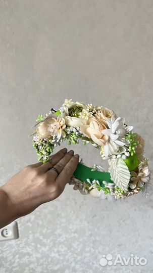 Ободок из цветов