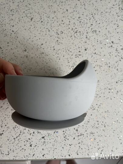 Тарелочка детская из силикона