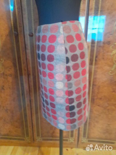 Юбка зимняя шерсть marks spencer 42 р