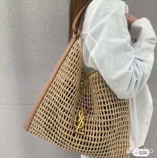 Женская пляжная сумка Saint Laurent