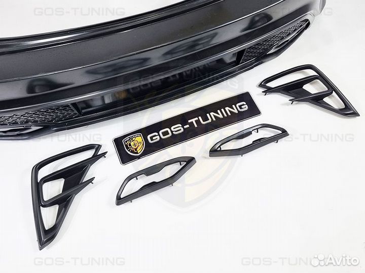 Задний бампер Киа Рио 4 