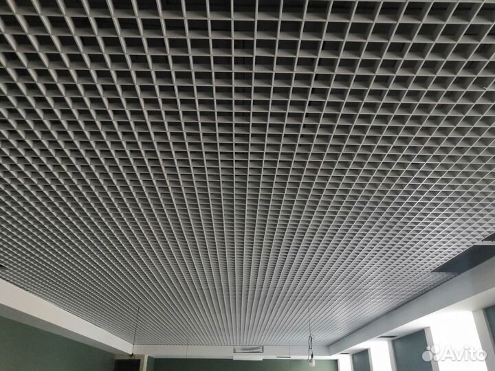 Потолок Грильято 200х200, 100х100, 75х75, 50х50