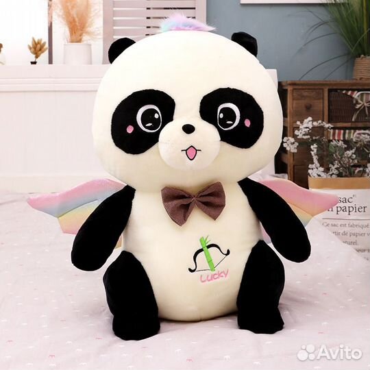 Игрушка панда с крыльями