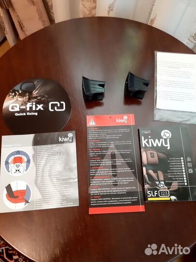Автокресло 1-2-3 kiwy Q-fix