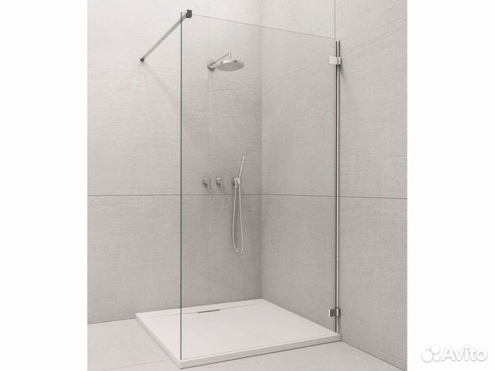 Душевая кабина с нержавеющей фурнитурой