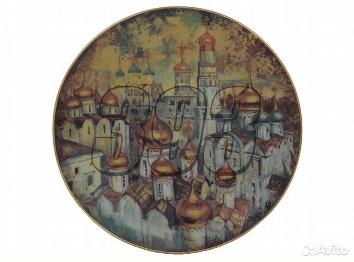 Коллекционная тарелка Золотые купола (4859)