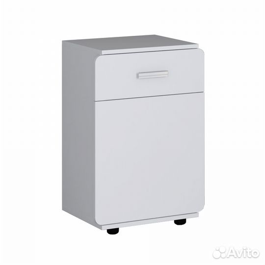 Тумба 24.01 Дельта-Лофт левый белый