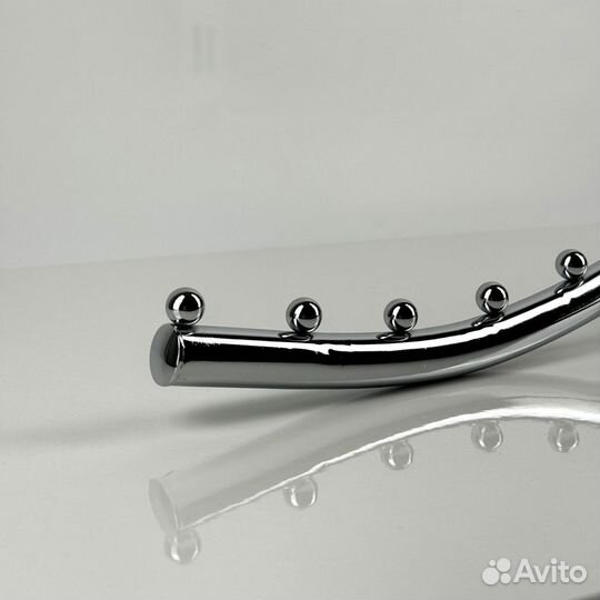 Кронштейн наклонный изогнутый на овальную трубу 9