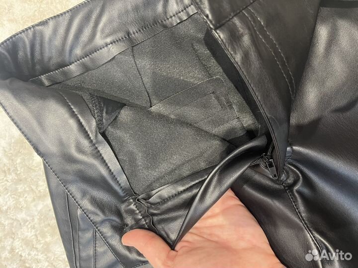 Брюки женские кожзам