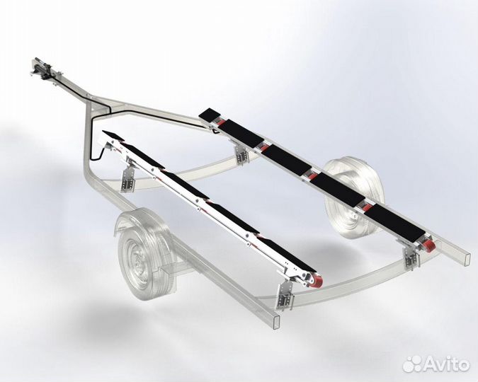 Роликовая система прицепа гидравлическая / практик