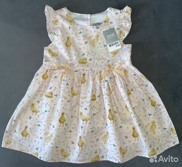 Новые платья для девочек 2-10 лет хлопок