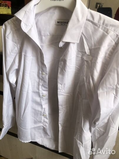 Рубашка белая на мальчика