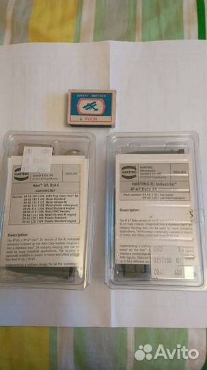 Разъём Harting HAN, 3A, RJ45, Cat5