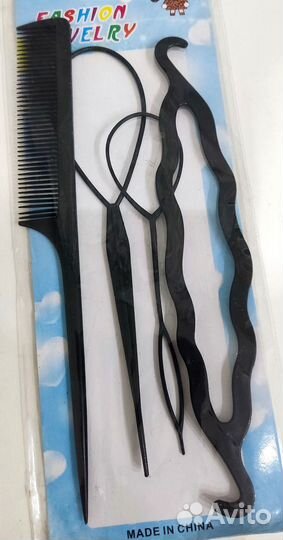 Набор заколок с расчёской для создания причёски