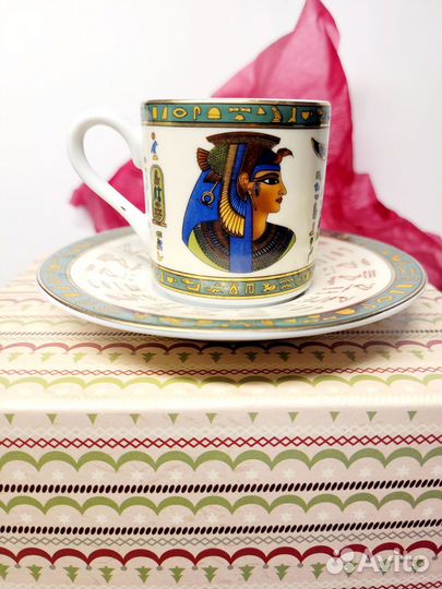 Набор кофейных чашек, Египт, в подарочной коробке