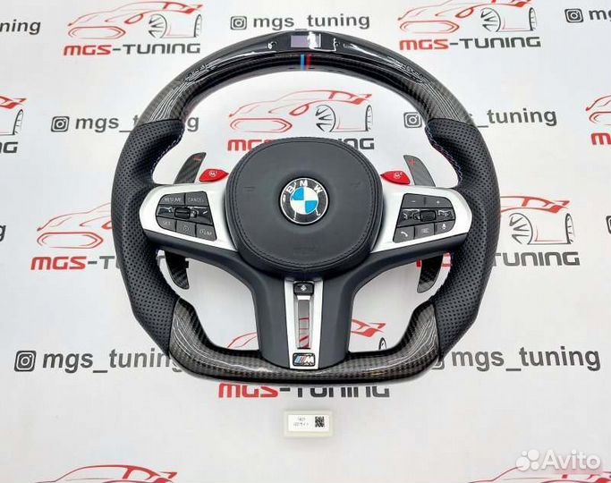 Руль M BMW X6 G06 X6M F96 карбон дисплей подогрев